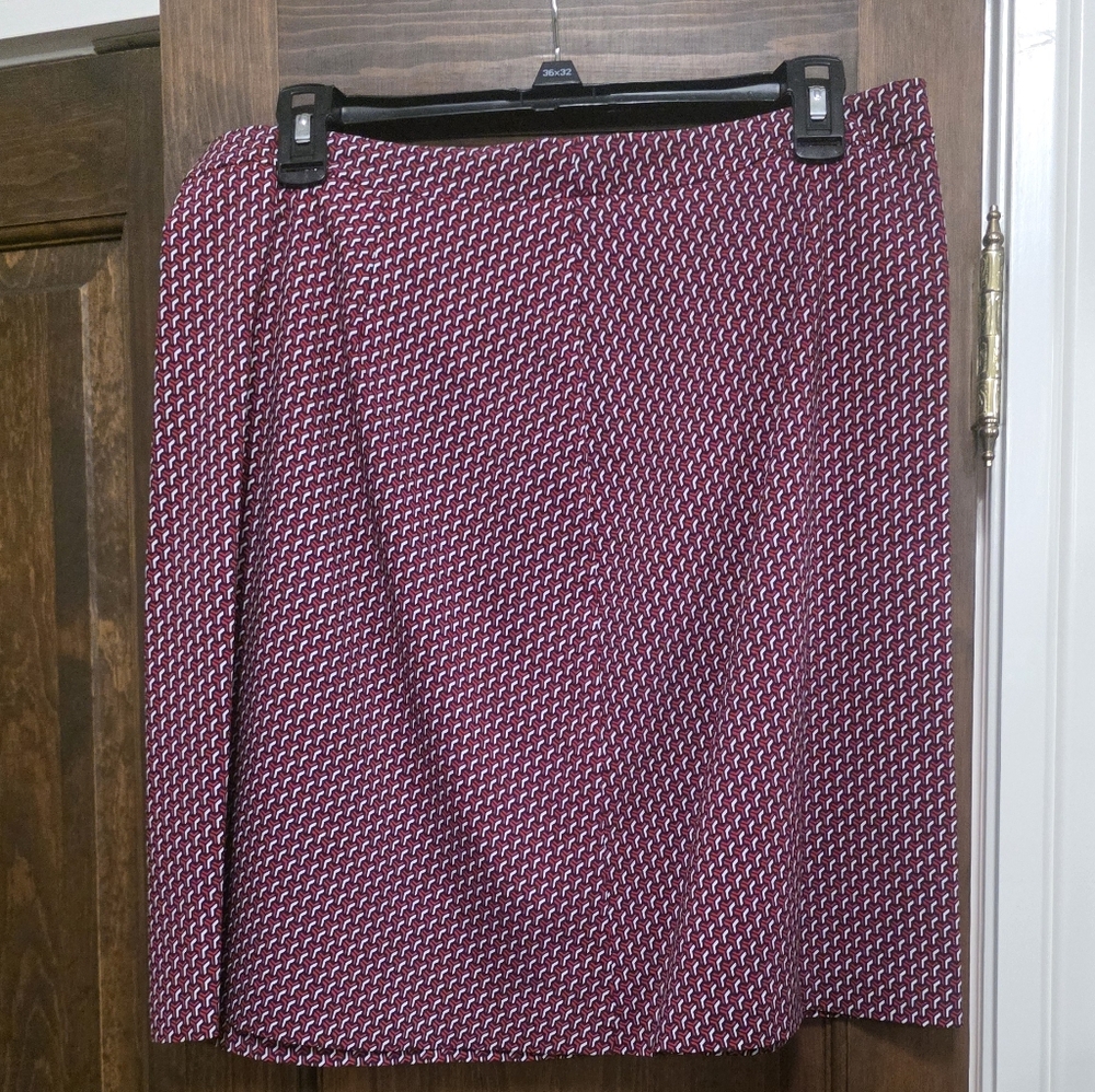 ❣️3/$25 Women's Printed A-Line Skirt in RED